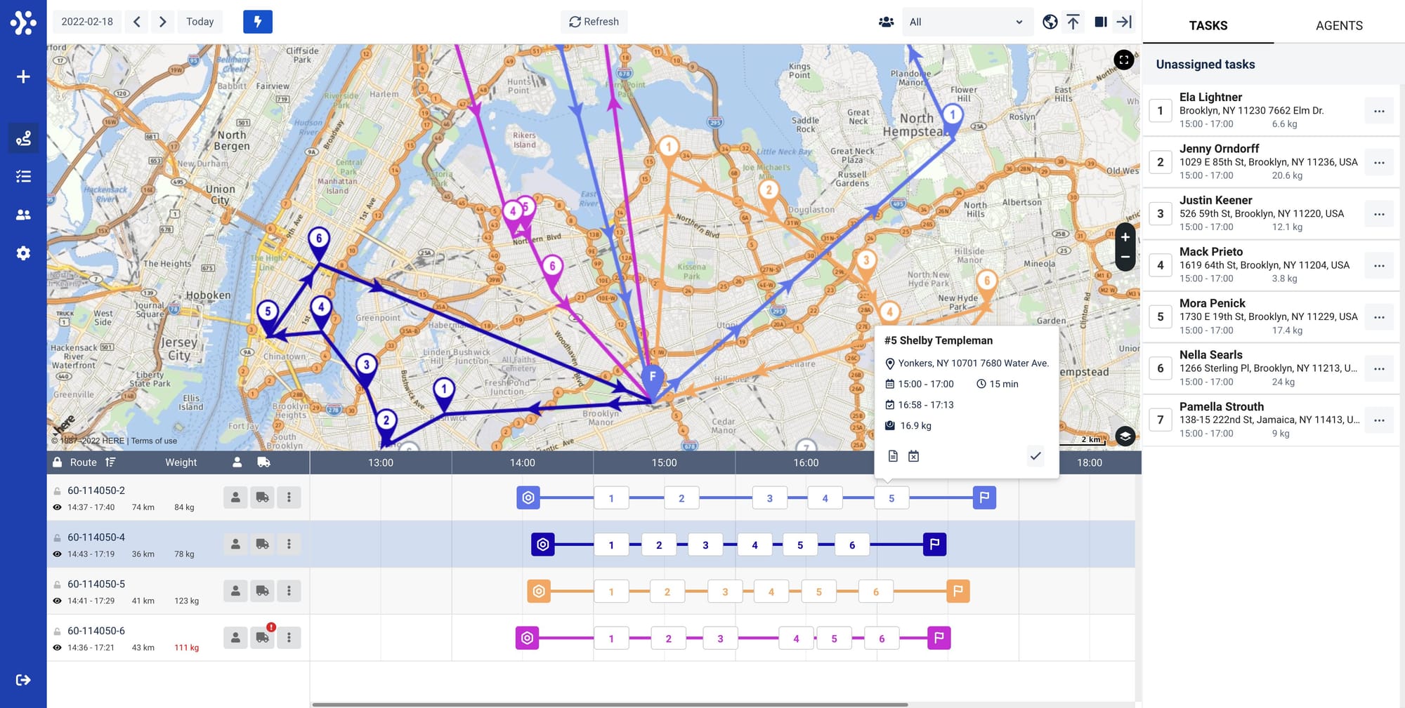delivery route optimization by Ufleet