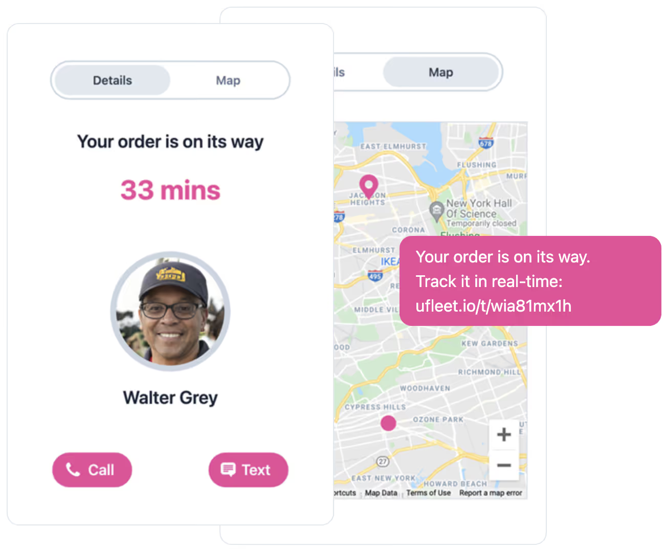 ufleet customer notification
